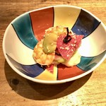 Sakai Shoukai - 空豆と海老の塩昆布和え