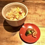 酒井商会 - 玉蜀黍とベーコンの土鍋ごはん