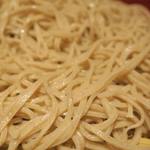 手打ち蕎麦 ほかげ - 鴨せいろ　ズームアップ