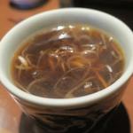 手打ち蕎麦 ほかげ - 蕎麦湯を楽しむ