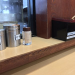 そばの神田 東一屋 - コンディメンツ。