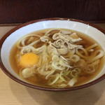 そばの神田 東一屋 - 肉うどん＋生たまご♡