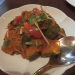 チャミヤラキッチン - カボチャのサブジはさすがチャミヤラキッチンと言いたくなる野菜使いの一品です、