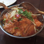 チャミヤラキッチン - 鉄板の野菜カレー