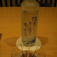 駒形前川 新丸ビル店 - 鰻に良く合うと薦められた冷酒。