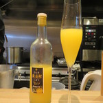 RISTORANTE IL NODO - 湘南ゴールドの原種の黄金柑の手絞りのジュース　美味しい！！！