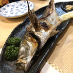 炉ばた焼 いろり - 鯵の塩焼き