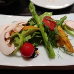 てんぷら　成生 - 箸休めのお野菜