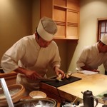 てんぷら　成生 - 御前崎の大きな黒鮑！