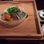 松川 - 鮑、雲丹、肝酢