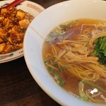 海麟 - 半麻婆飯+ラーメン(2019.06)