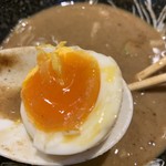 中華蕎麦 とみ田 - 【2019.6.6】比内地鶏の味玉。