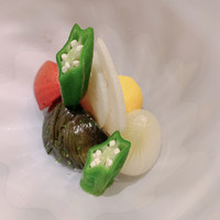 御料理 光安 - 夏野菜の八寸