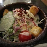 Keikougyuugo - 定食のサラダ