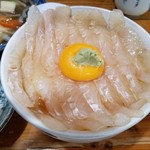 みなと食堂 - 平目漬丼