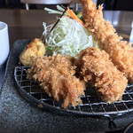 Shiki - ミックスフライ定食@B2 ver.味噌