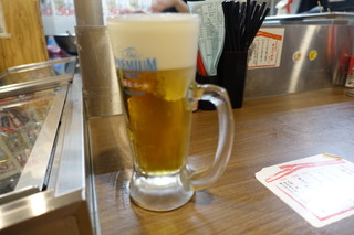 Tachinomikushikatsutanaka - 生ビール(450円)