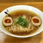 麺屋 しん蔵 - 引き算のかけそば 550円 味玉サービス