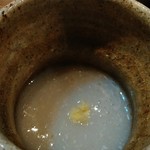 手打ち蕎麦・鮨 いまふく - 蕎麦湯に生姜、これが合うんですね(^^♪