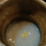 手打ち蕎麦・鮨 いまふく - 蕎麦湯に生姜、これが合うんですね(^^♪