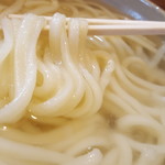 釜揚うどん店あおやま - みよ、この飴色の麺