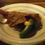 源氏 - 1杯めのカレイ揚げ