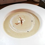 403ノットファウンド - 単品なら４５０円(税込)の本日のスープで僕が選んだのは、ごぼうとお米のポタージュ。ドロ旨系です！