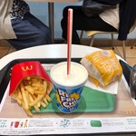 マクドナルド - トリチのヨーグルトシェイク（S）をセットで。クーポン利用で690円→640円に。