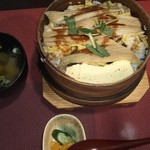 Hinoki - 19/6　煮穴子蒸し丼:680円