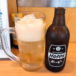 立呑み晩杯屋 - ホッピーセット白370円