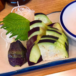 110750760 - 水ナス刺し180円