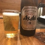 郷土料理 五志喜 - 瓶ビールはアサヒのみ。