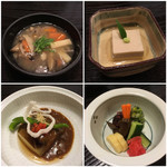 普茶料理 梵 - 吉野煮・胡麻豆腐・那須の煮物・香の物