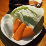 七輪焼みなみ - 野菜盛り