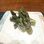 傳 - (2019年6月　訪問)タラの芽天ぷら。
