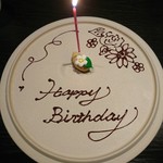 L'EAU - (2019年5月　訪問)バースディでの訪問でした。可愛らしいプレートをありがとうございます。