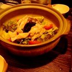Robatayaki Hamatombo - 鍋に入ってますがサラダ