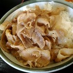 甚平そば処 - 生姜焼き丼。