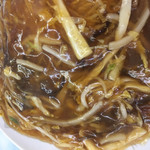 Ryuuhou - 小樽 あんかけ焼きそば ( ´θ｀) 豚肉 醬油味 2玉 並