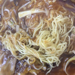 Ryuuhou - 小樽 あんかけ焼きそば ( ´θ｀) 豚肉 醬油味 2玉 並 麺