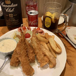 おぎ野 - 賄いの、海老フライ