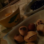 カクテルバー しろ - ぎんなんを焼いていただきました！