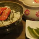 酒菜坊 橋蔵 - だし茶漬け＜鮭・明太子＞