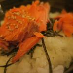 酒菜坊 橋蔵 - だし茶漬け＜鮭＞　ズームアップ