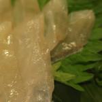 酒菜坊 橋蔵 - 皮はぎ刺　ズームアップ