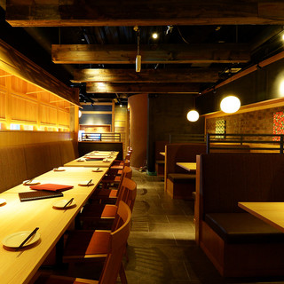 A relaxing time to enjoy in a calm Japanese space. Also suitable for large parties ◎
