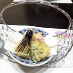 松葉温泉 滝の湯 - 天ぷら