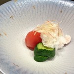 松葉温泉 滝の湯 - 酢の物はも