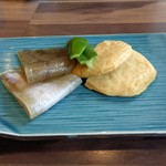 松葉温泉 滝の湯 - 魚とさつま揚げ
