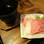 心斎橋船場 伊々燈 - すきｼｬﾌﾞ御膳(お肉)